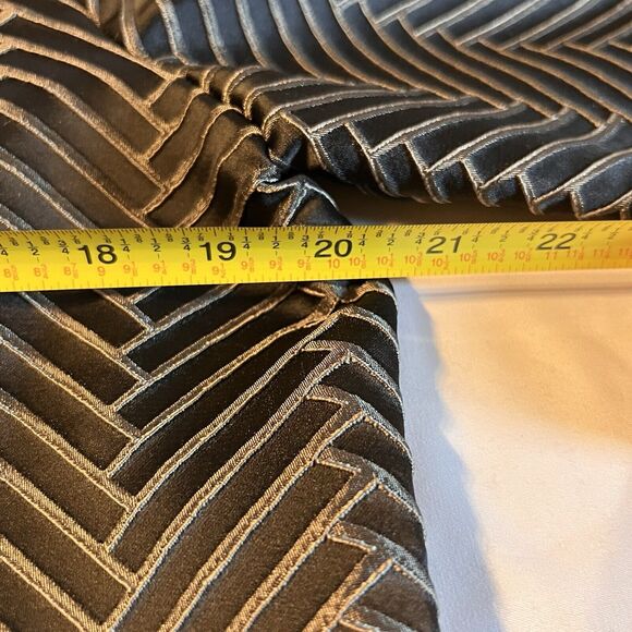 IC by Connie K Jacket Womens Medium Black Brown Brocade Herringbone Art to Wear - Picture 6 of 6